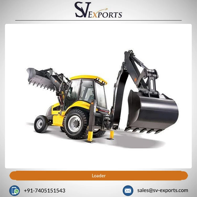 Лучший класс JCB Экскаватор-погрузчик с фронтальным погрузчиком хорошая цена экспортируемый из Индии ферма хороший двигатель насос коробка передач PLC