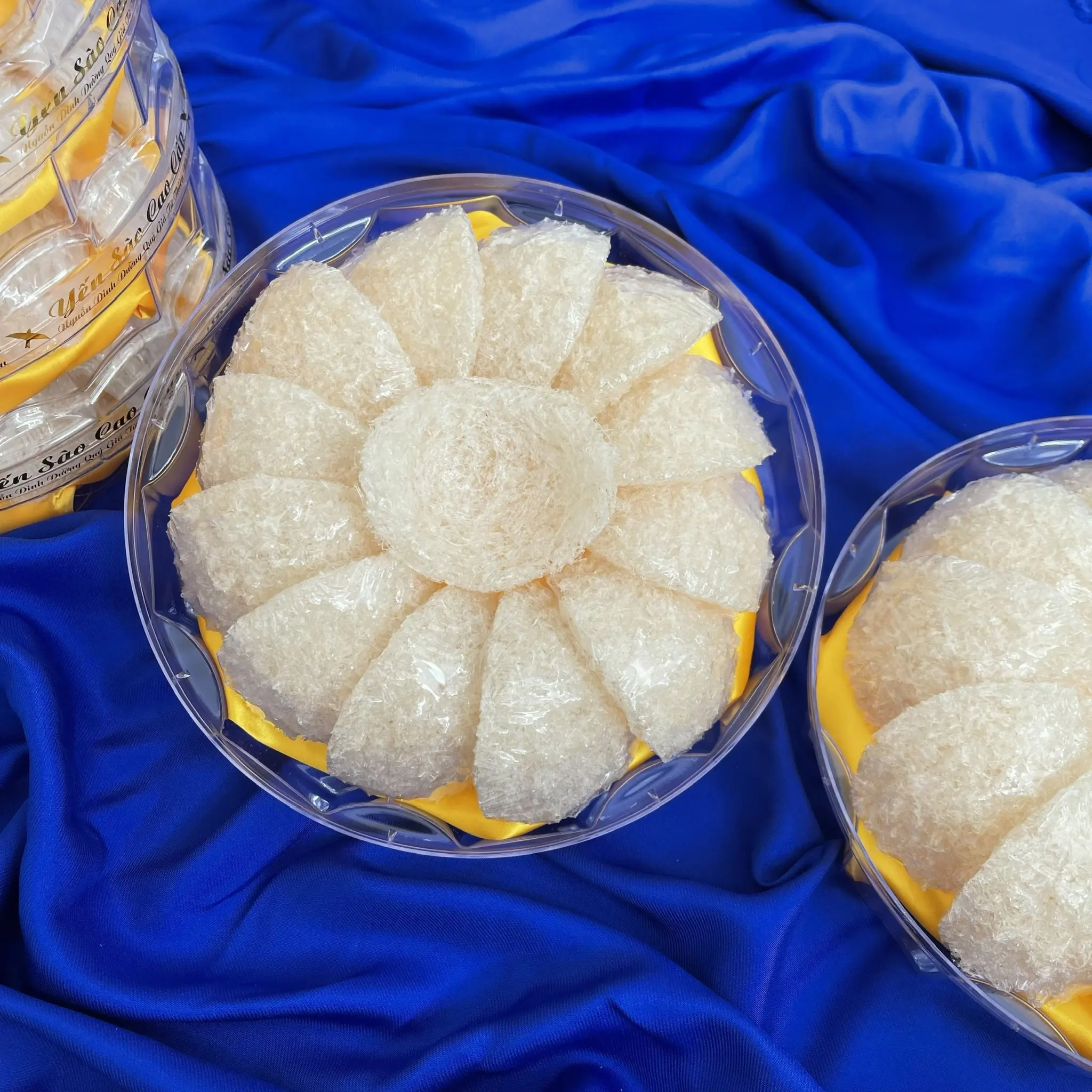 Vietnam Special Brand Vgreen Pro 2 years shelf life Improving Strength Tablets Natural White Refined Spongy Bird Nest Edible