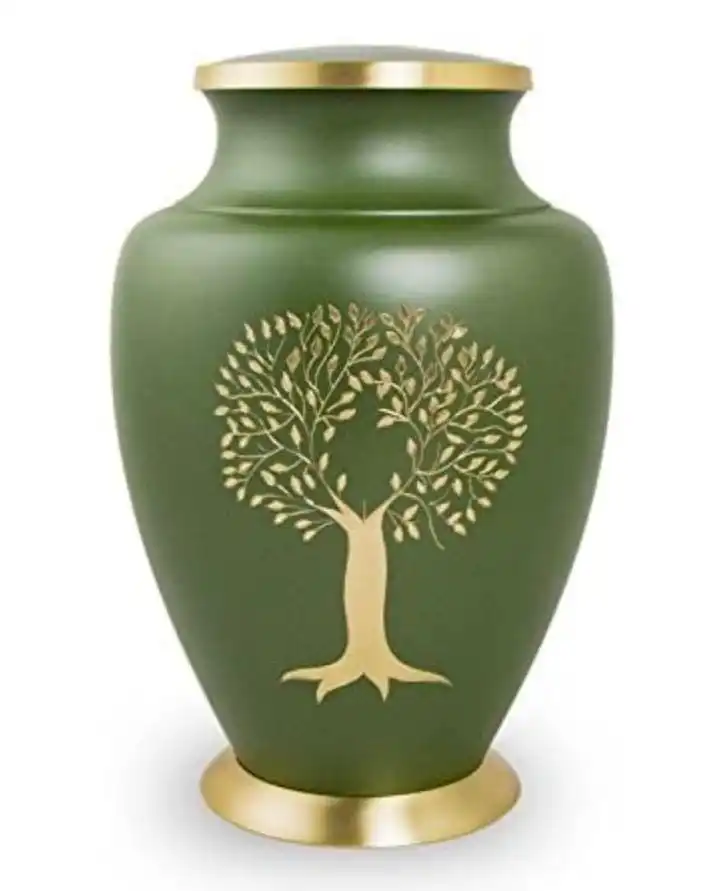 Cremation Memorial Metal Urns Burial Container Cremation  Memorial Container Jar Pot Metal Urns Burial Urns Large Size