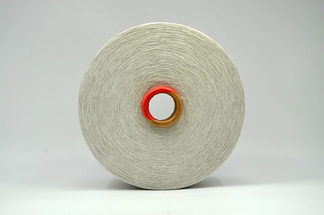 Wholesale GRS Certification Dyed Blended Cotton Polyester Yarn for Sock Knitting Denim Weaving From Vietnam