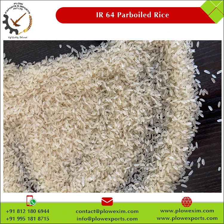 Wholesale Supplier of Best Quality Rich Aroma Long Grain Parboiled Rice/ IR64 Long Grain Parboiled Rice