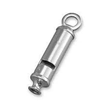Stainless Steel Whistle Sports Whistles with Lanyard Referee Safety Whistles