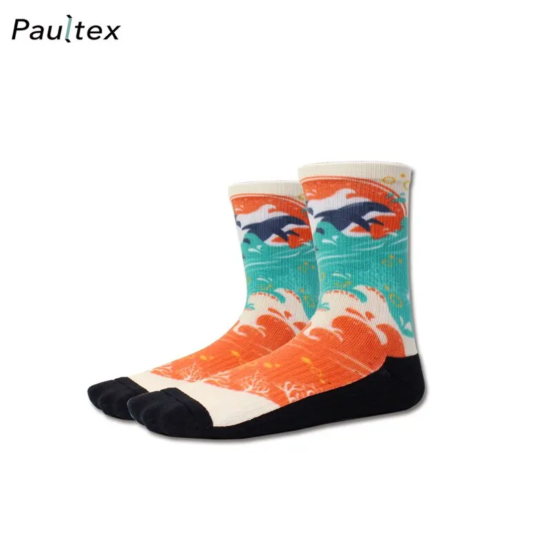 Пользовательские сублимационные простые спортивные короткие носки