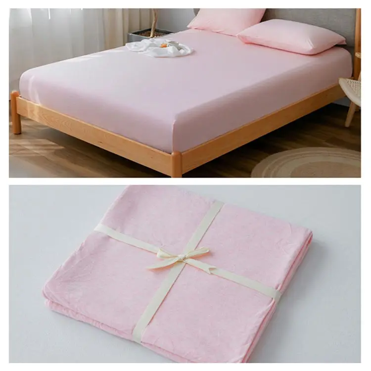 100% хлопок Джерси простыня двойная XL кровать оптовая цена