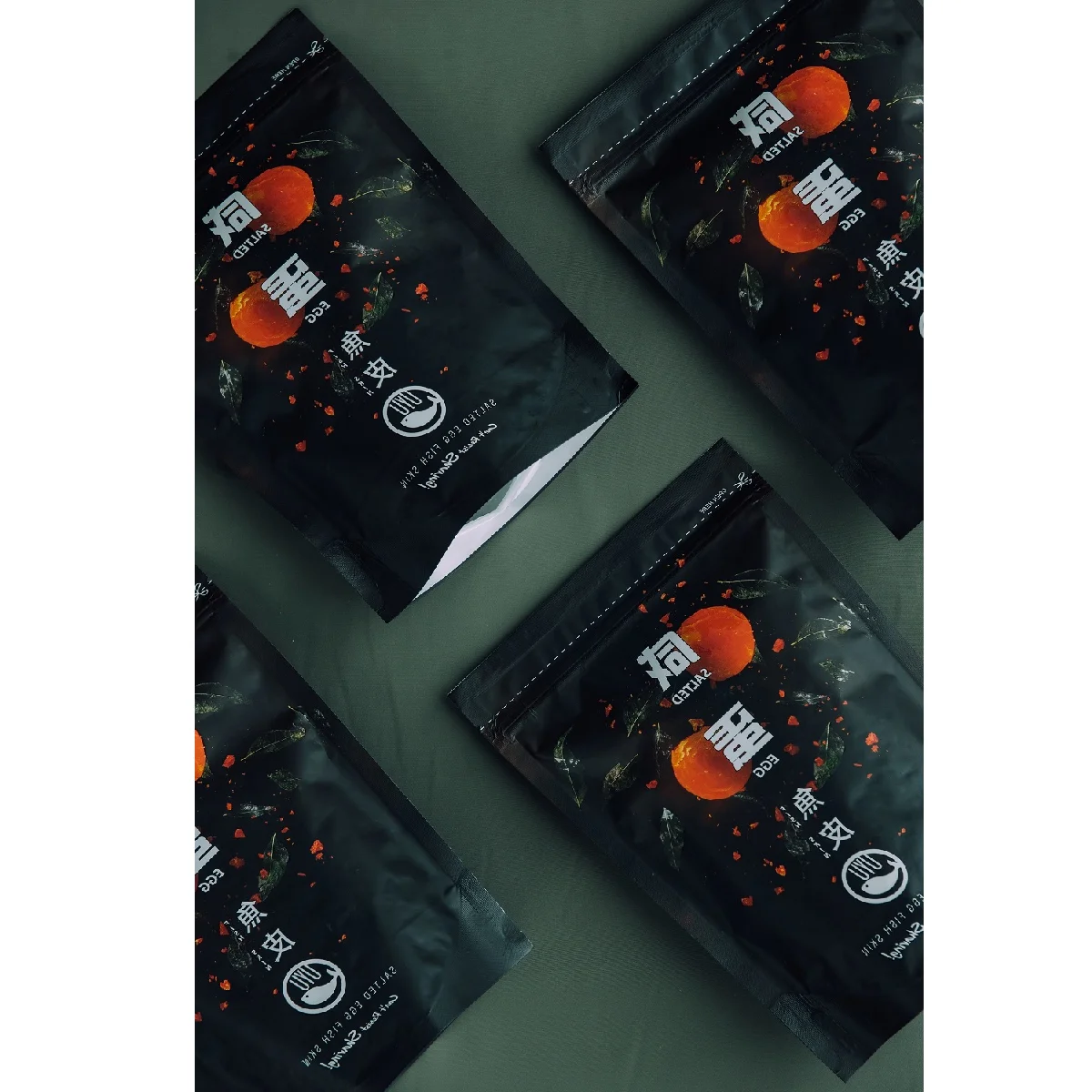 Egg Flavour  Shelf Life 12 Months Malaysia Origin Packaged Bag 100g Fried Snacks Salted Egg Fish Skin