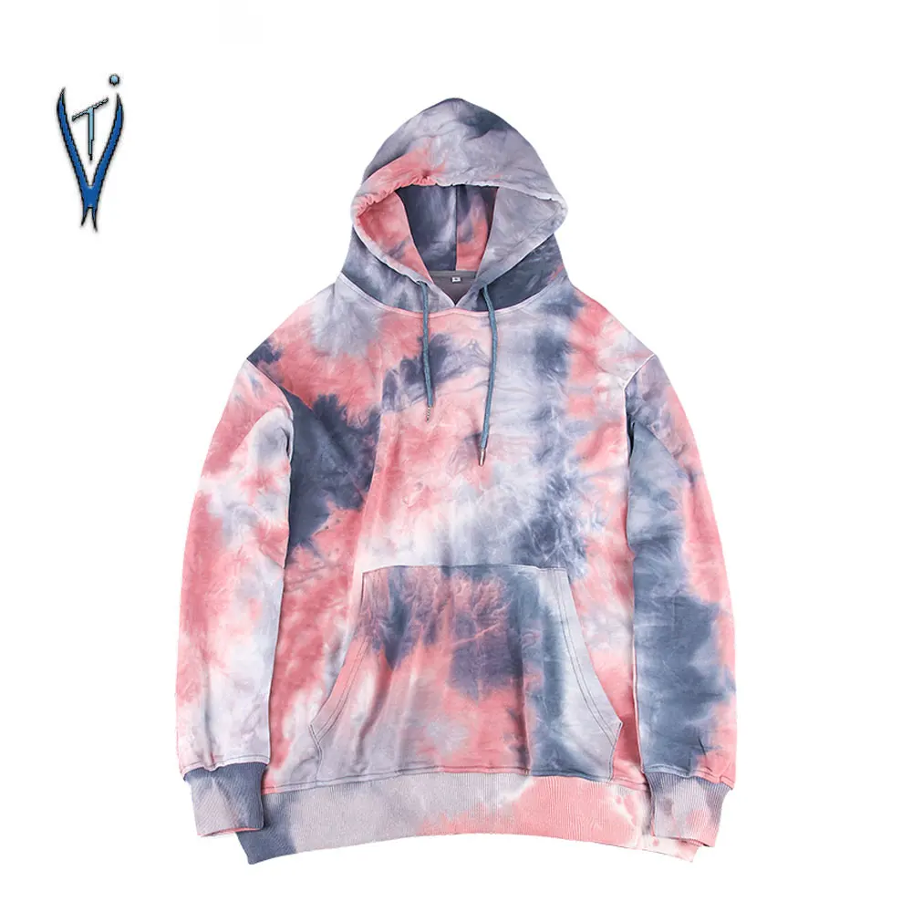 Beautiful design tie Dye Hoodies Hot Sale Popular Breathable Long-sleeved Unisex Pullover