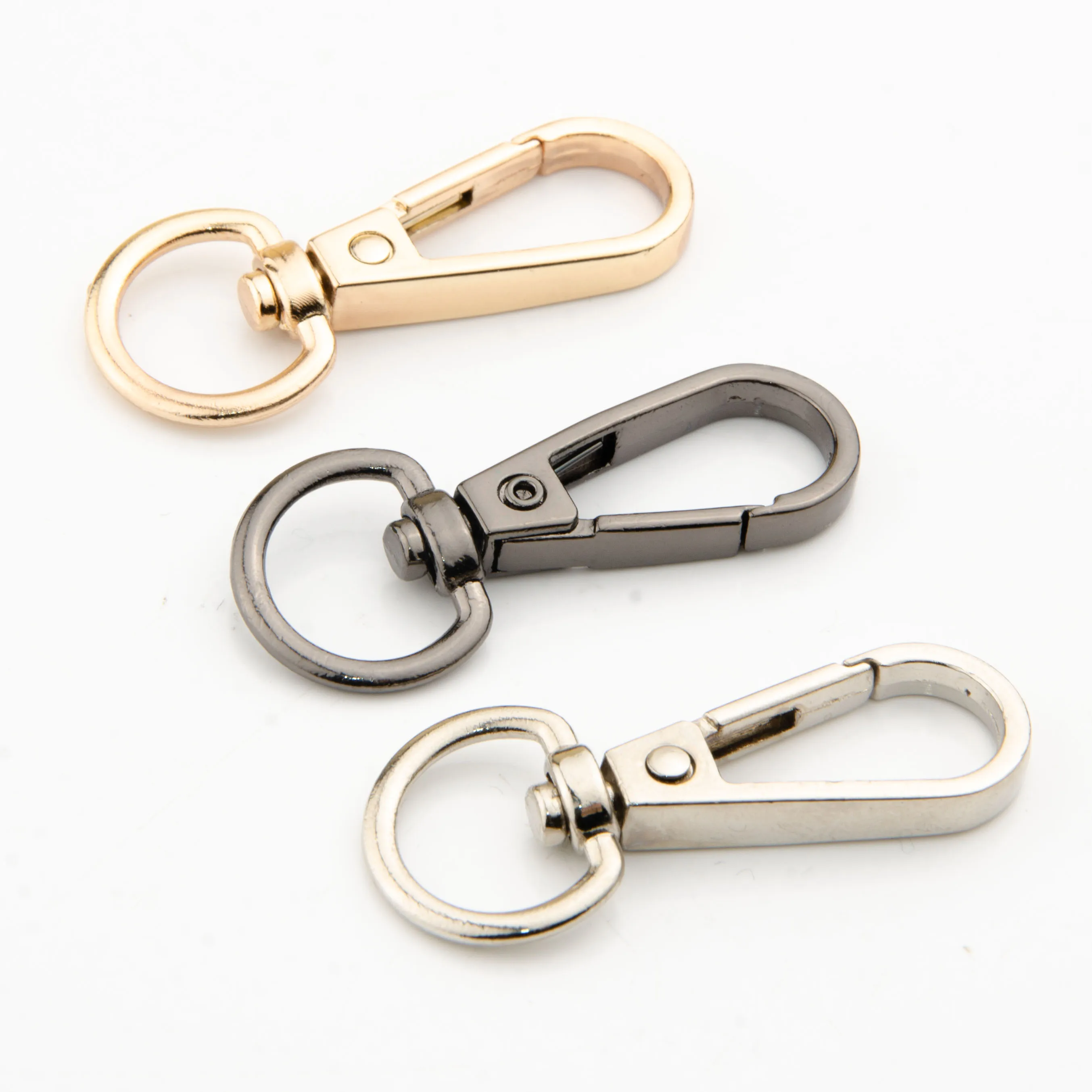 Zink Alloy 14 Mm Half Ring Brace Fastener Style Lobster Trigger Clips Hook for Bag Snap Hook Clasp Dog Collar Buckle Customized