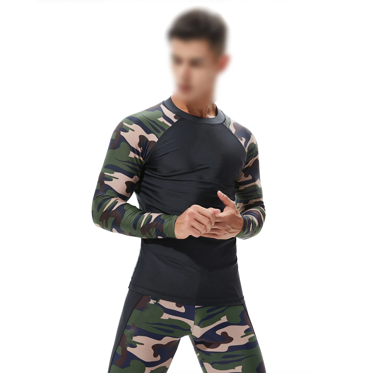 Wholesale Men Rash Guard Quick Dry UV Protection Martial Arts Clothing Rash Guard Custom Blank MMA Rash Guard For Men