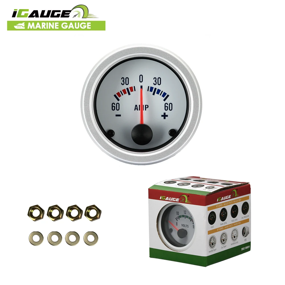  52mm UV Protection Rustproof Digital Ammeter