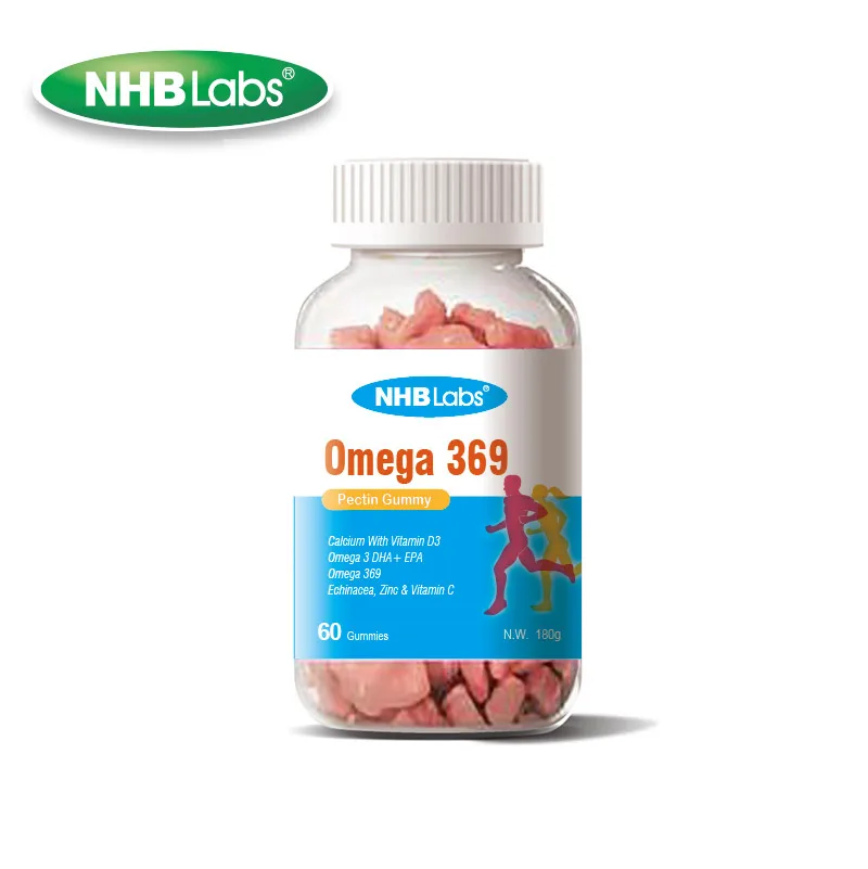 
Private label Omega 369 Gummies bear candy Oem contract manufacturer 