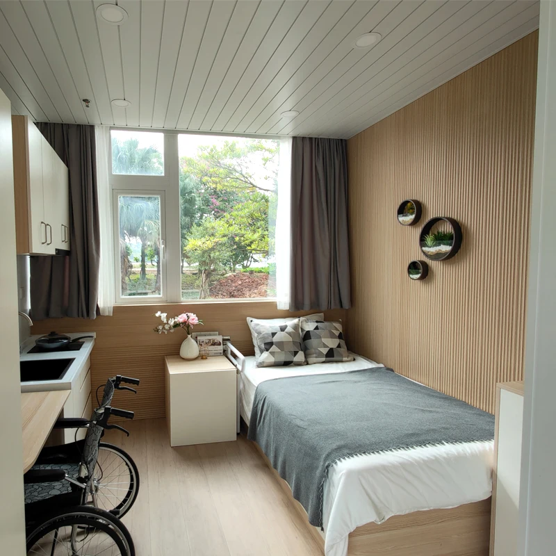 
Cheap outdoor aluminum prefab houses prefabricated transitional housing building 