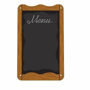 Designer Vintage Wooden Menu Chalkboard Best Price Office Blackboard Nice Design Cost Effective Blackboard Vintage Black Color