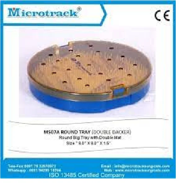 Medium Plastic Sterilization Container With Silicon Mat