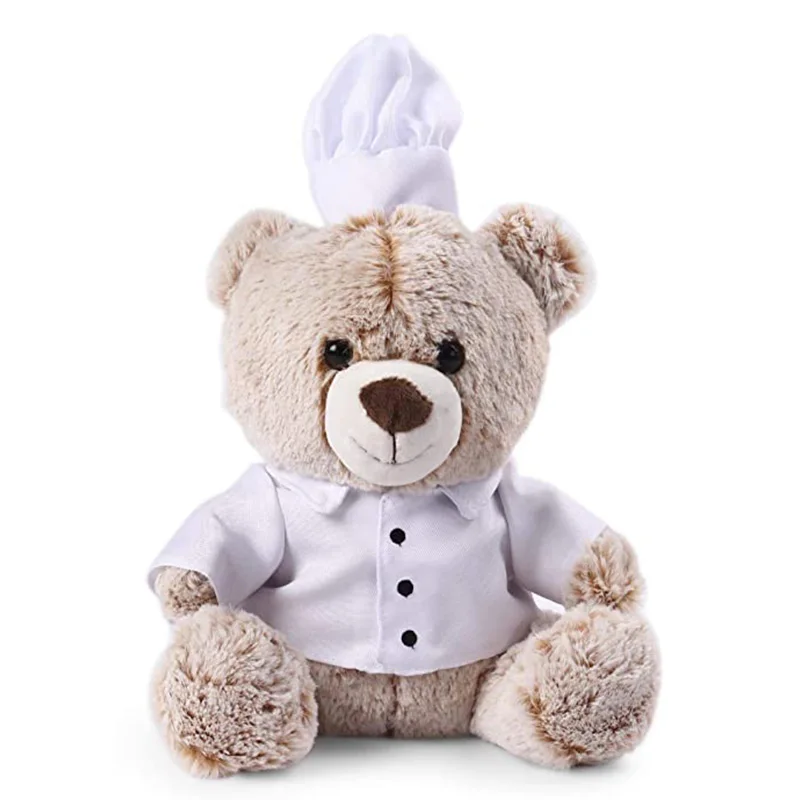 Top selling products Chef Hat Bear plush toy shipping from china