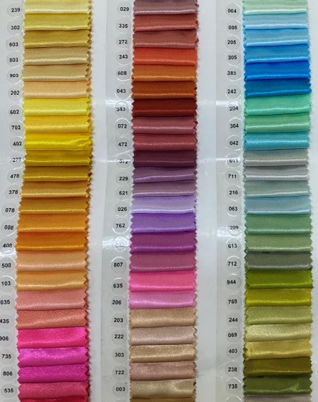 Light Weight Satin Fabric Soft Customized Color Fabric Available Stock for Apparel Dresses Clothes APBL087
