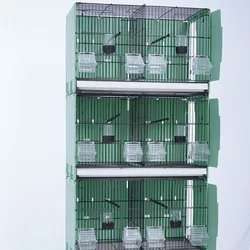 Comfortable Foldable Peony Lovebird Cage Pet Living House Cage