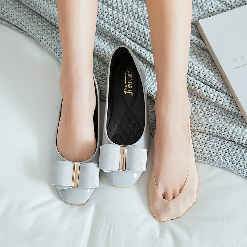 customise colour summer trending ultra low cut no show sox Women Non Slip Cotton Liner hidden Socks Women