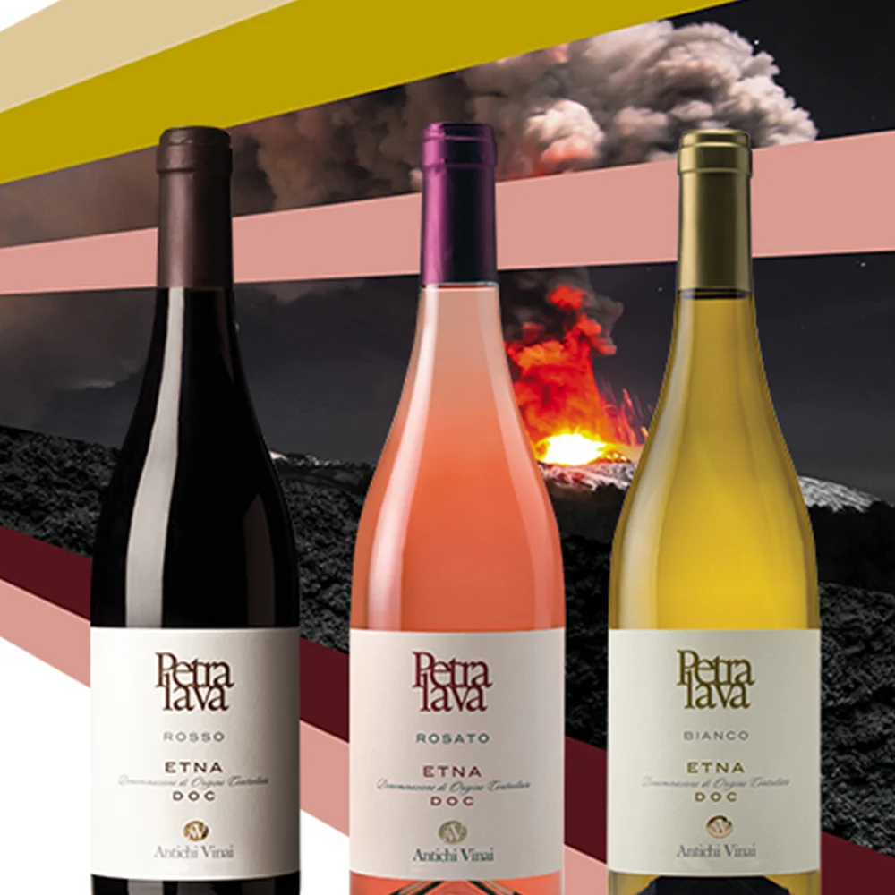 Высокое качество Etna DOC-петралава-Сделано в Италии белое-красное-розовое сухое настольное вино Antichi Vinai