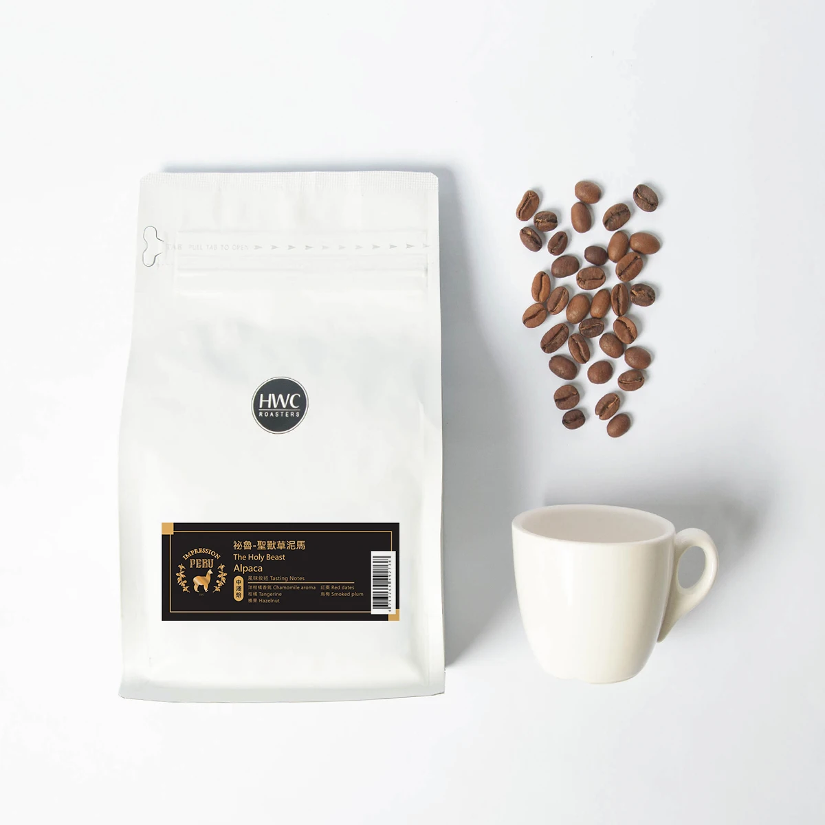 Новое поступление, перу, Cuzco Incahuasi, кофейные зерна из натуральных жареных кофейных зерен со счастливым зверем альпака