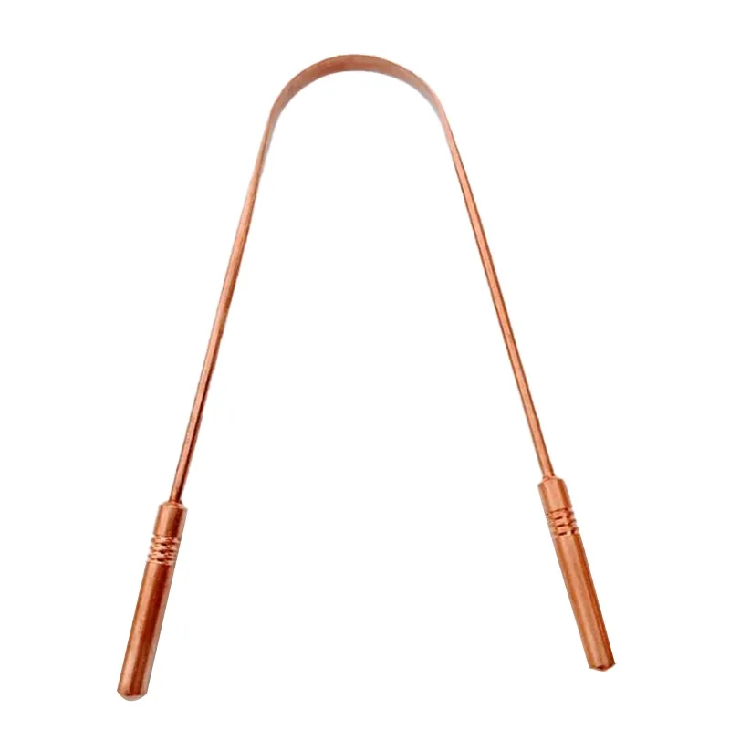 High Quality Copper U Shape Tongue Scraper Cleaner Oral Care Product