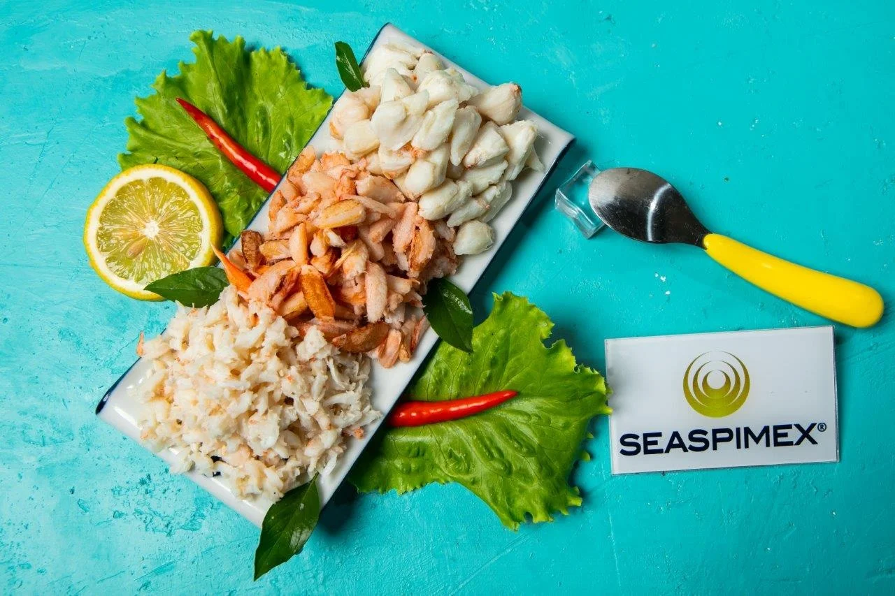 
FROZEN RED PORTUNUS HAANII CRAB MEAT PRODUCT WITH SHELF LIFE 18 MONTHS AND NATURAL TASTE 