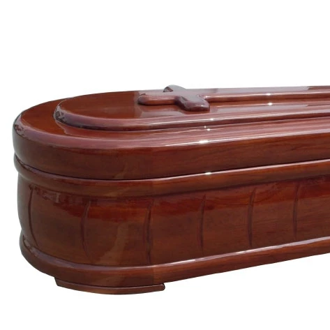 Teak Mahogany Durian Sungkai Local Wooden Carving Europe America Chinese Funeral Urn Standard Big Huge Wooden Coffin Casket Urn