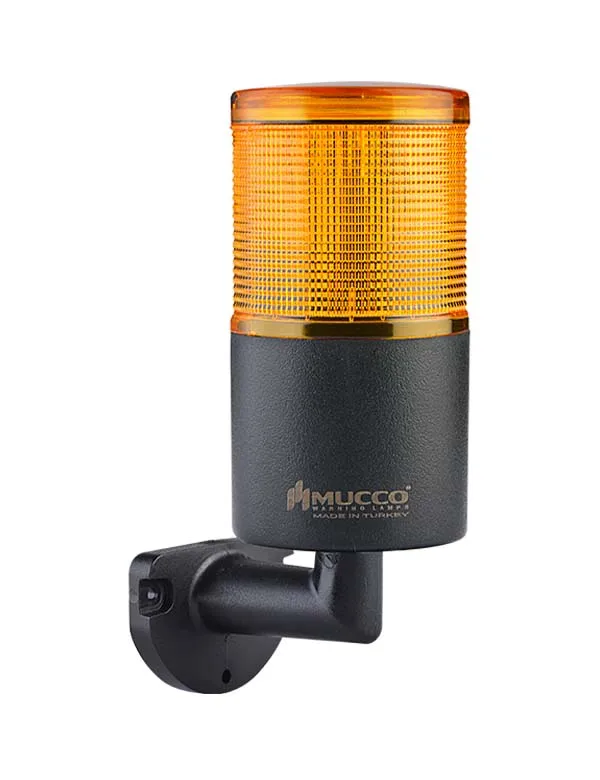 Stack light with One Section High sound Wall Mount Steady Flashing Rotary Strobing With Buzzer ABS Housing Polycarbonate Lens