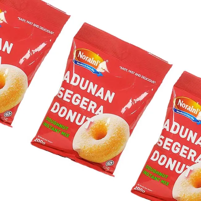 Low Price Muslim Friendly Homemade Instant Mix Premixed Doughnut Powder 200g Fast and Easy Fried Doughnut Mix Flour