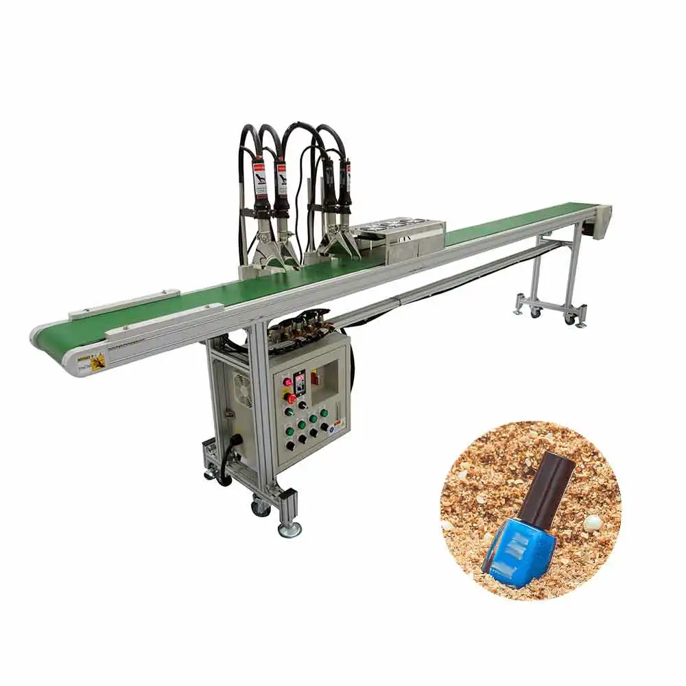 
conveyor belt machine fastener bag stacker conveyor machine jar 