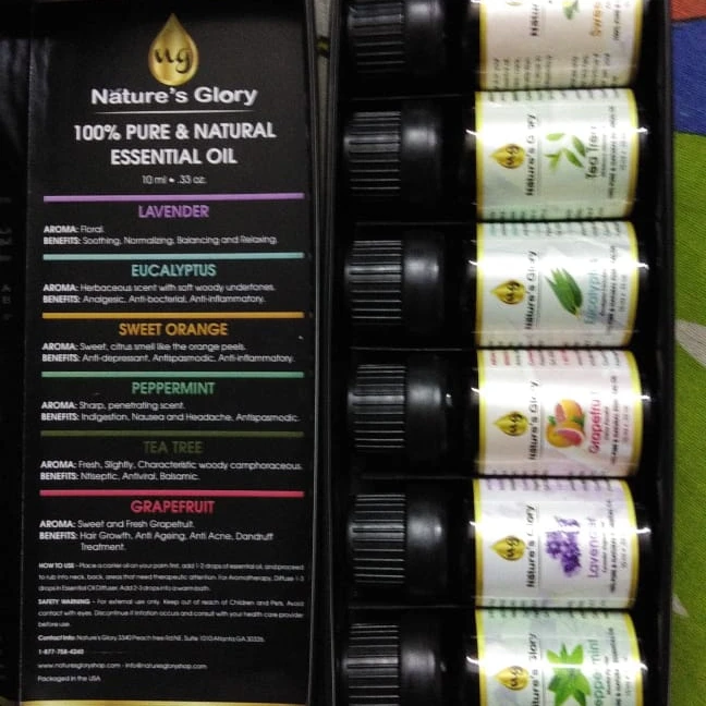 Aromatherapy Essential Oils Set Reed Diffuser Oil Premium Natural Top 6 100 Pure Car Kitchen Mint OEM Item Packaging Air Bedroom