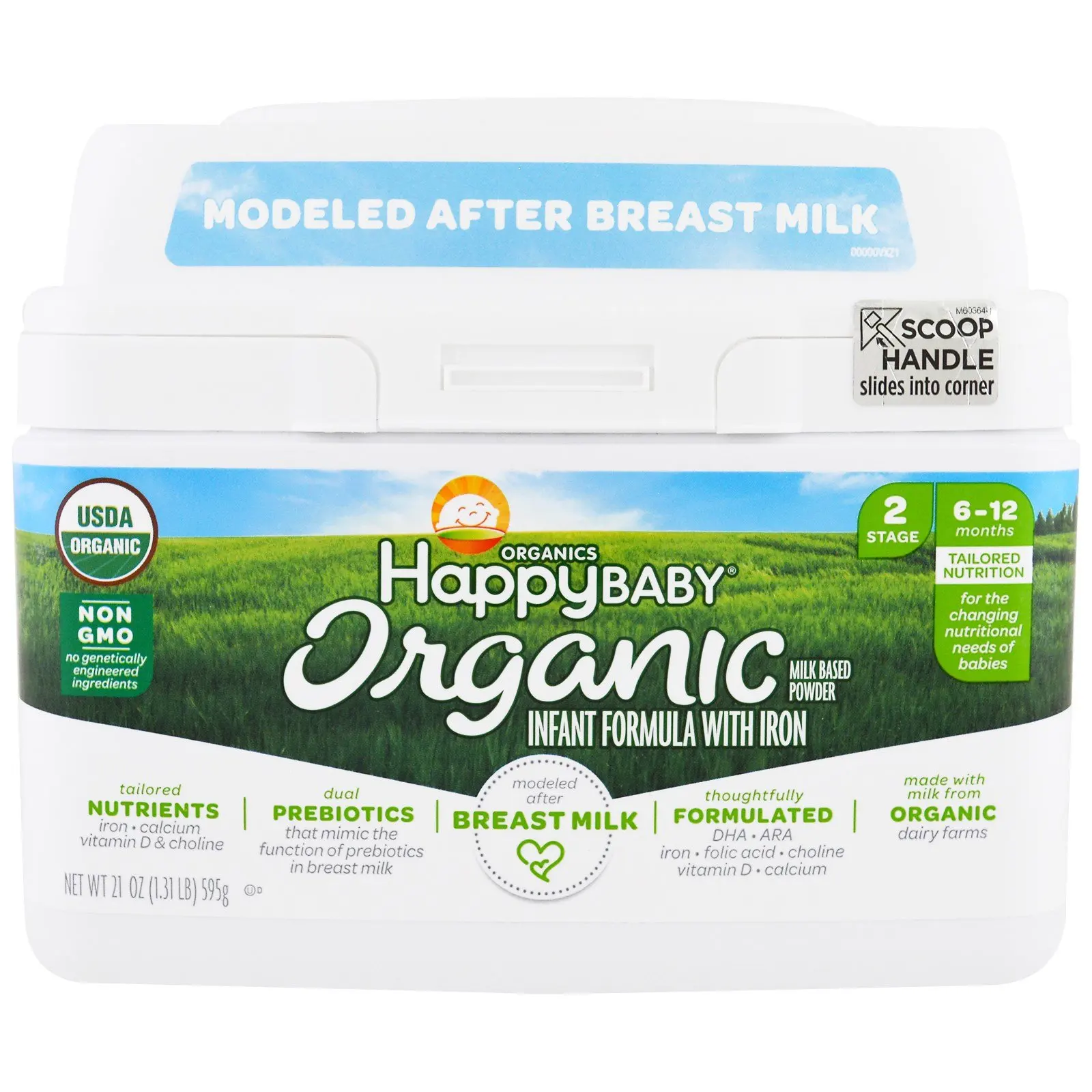 Happy Family Organics Organics Happy Baby Infant Formula With Iron