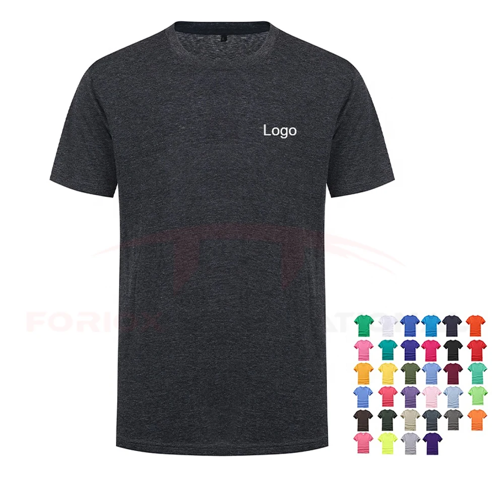 
High Quality Cotton Men Plain T Shirts Basic Tee Shirt V Shaped Neck/Muscle Fit 100% Cotton t shirts in bulk 