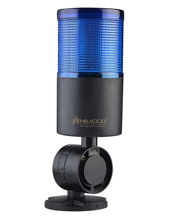 High sound High Light Steady Flashing Rotary Strobing With Buzzer ABS Housing Polycarbonate Lens Signal Tower With One Layer
