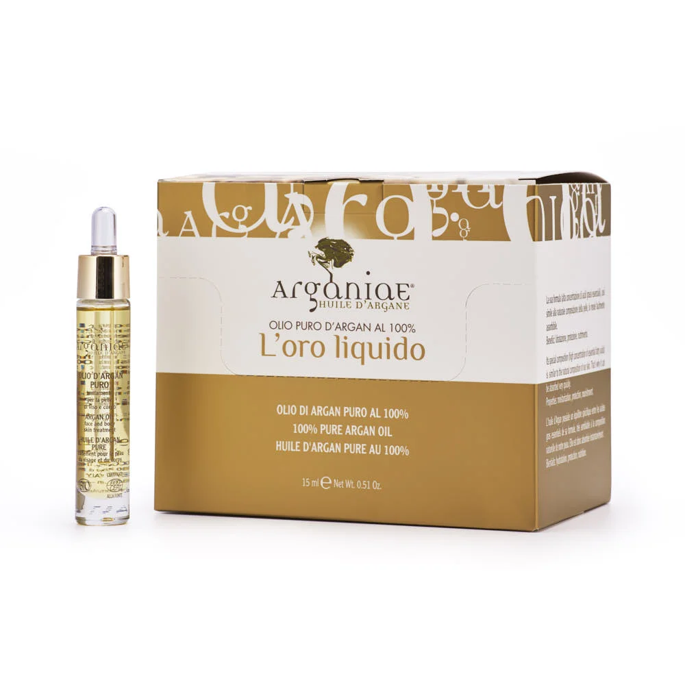 Arganiae Top Quality Skin Care For Men Made in Morocco Ecocert 100% Pure Organic Argan Oil for Body 15ml