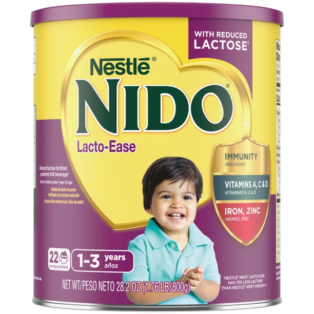 Молочный напиток Nestle NIDO Lacto-Ease для малышей-емкость 28 2 унции-напиток малышей