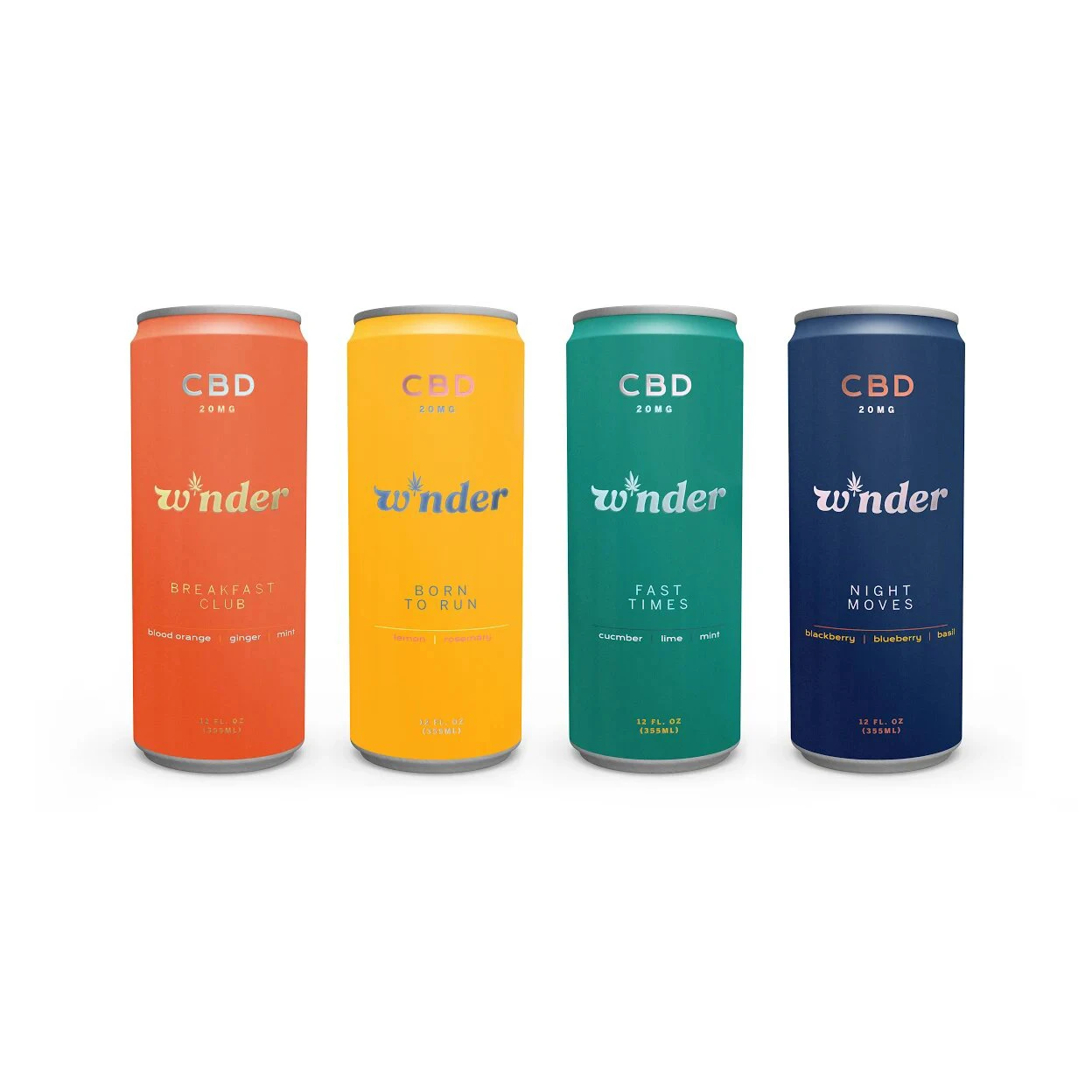 W * Нежный набор 20 мг CBD по одному из каждого вкуса для энергетики восстановления фокусировки и отдыха энергетические