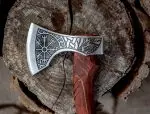 Handmade Steel Camping Hatchet Axe