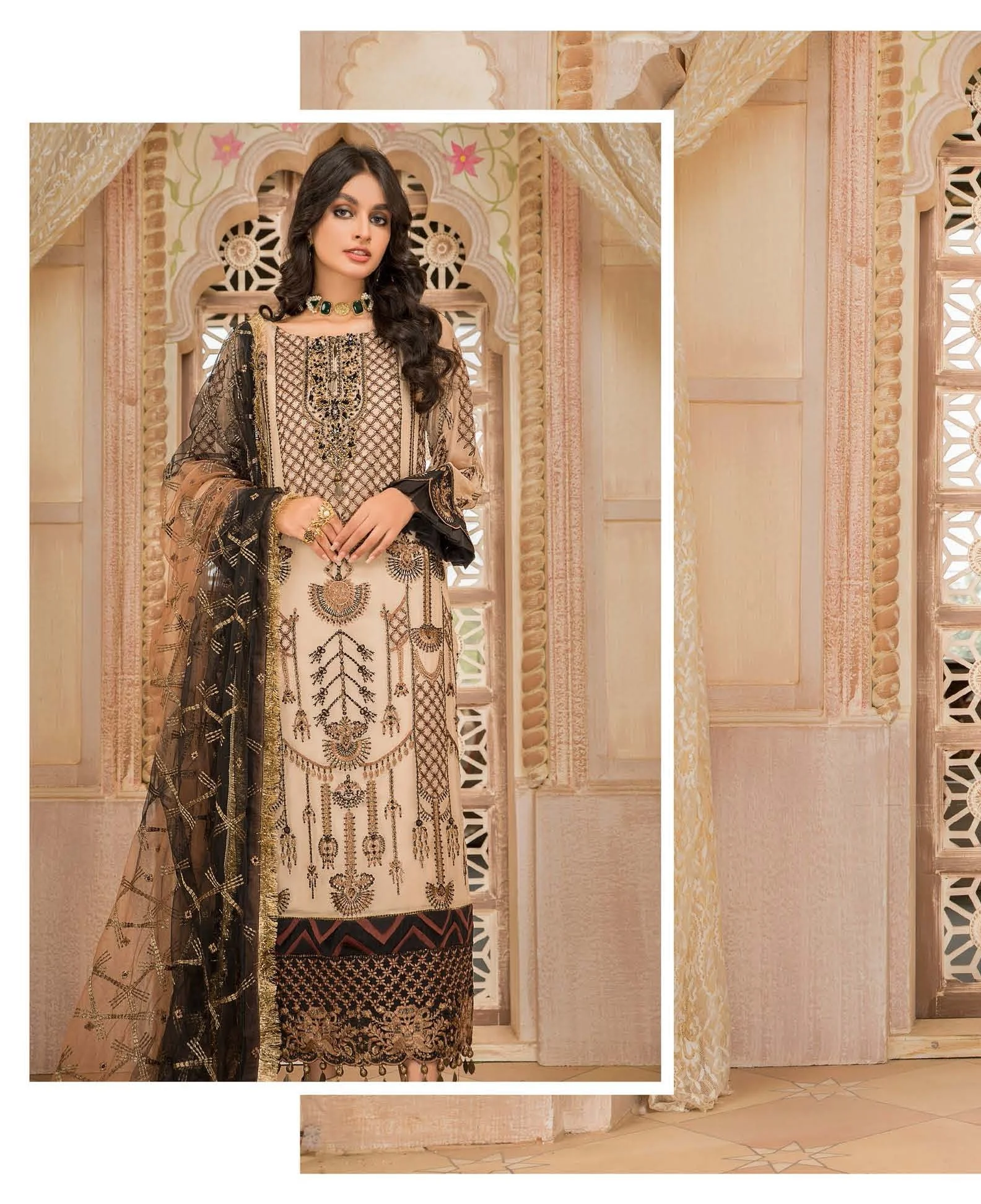 Одежда для вечеринок костюмы шаловар камиз женщин высококачественные Шифоновые вещи с очень тонкой вышивкой