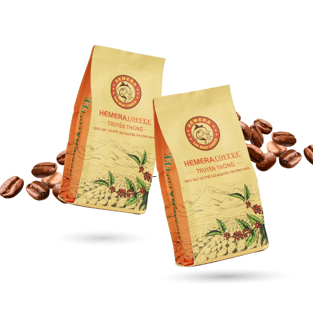 Традиционный кофейный порошок из лучшей арабики и робуста в центральном высоком регионе