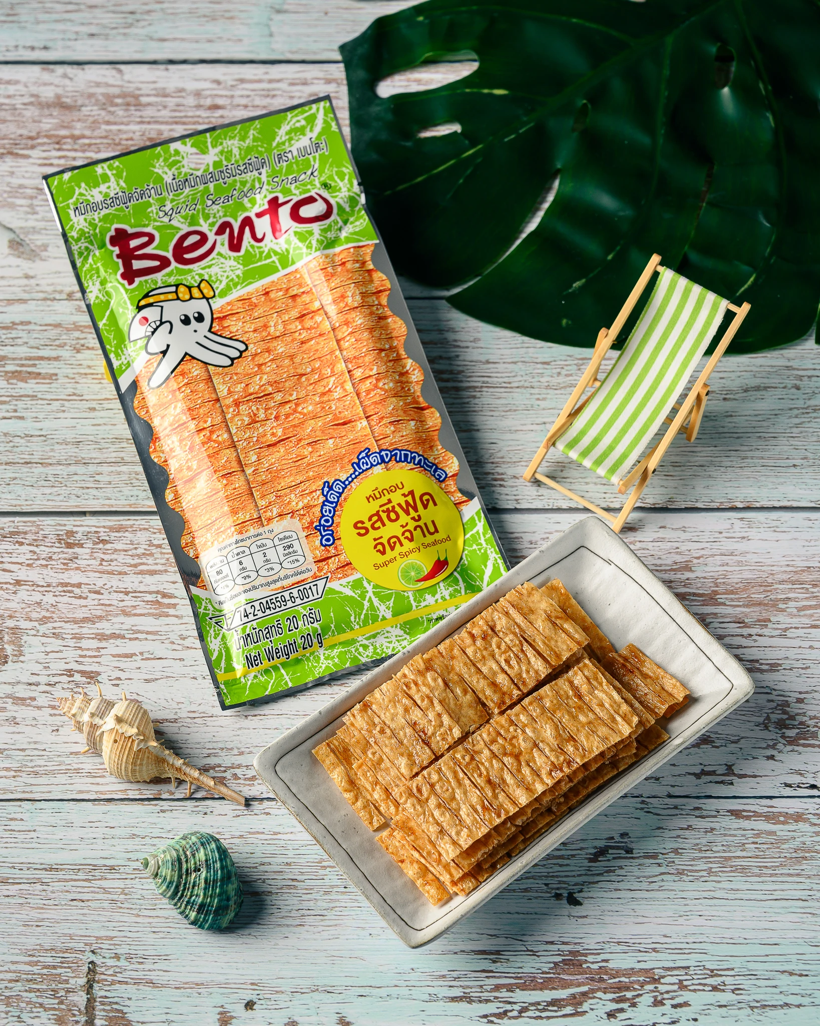 
Baked Snacks Style Bento-Seafood Snacks Squid (Super Spicy Seafood) Export From Thailand 