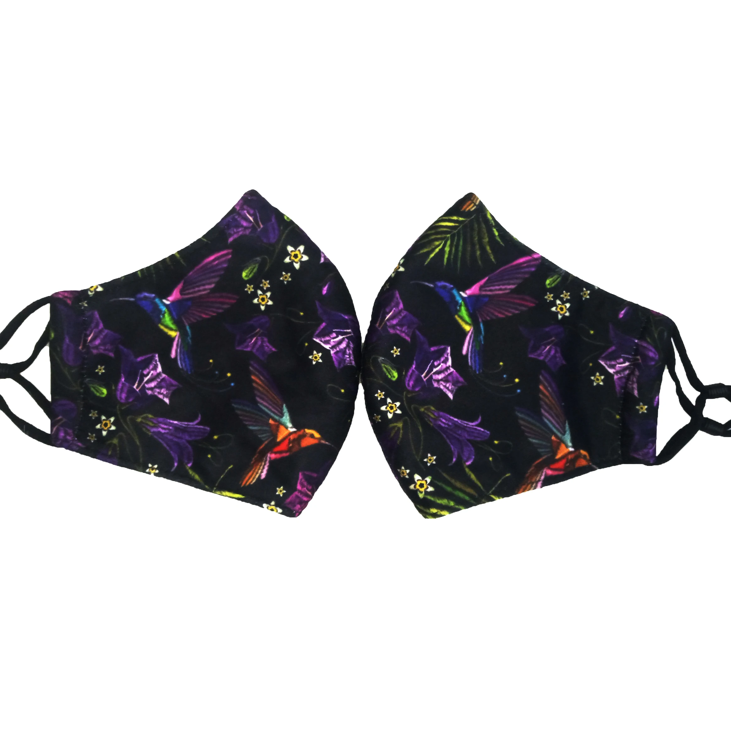 Fashion Fabric 3 ply Face Maskes Floral Print Unisex Cute Printing Outdoor Cotton Mouth Maskes Washable Soft Reuse Mas k