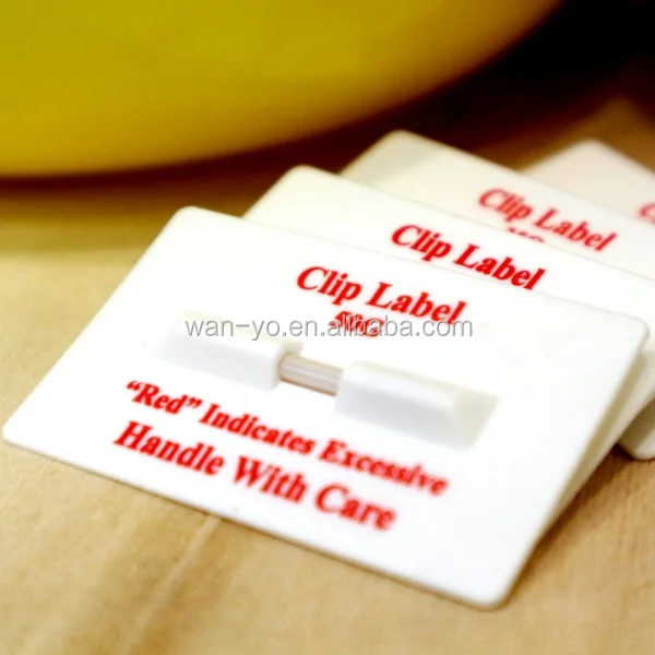 Shock Impact Clip: Single Tube Impact Indicator Shock Sensor for Shipping Impact Control, Needless Power Source