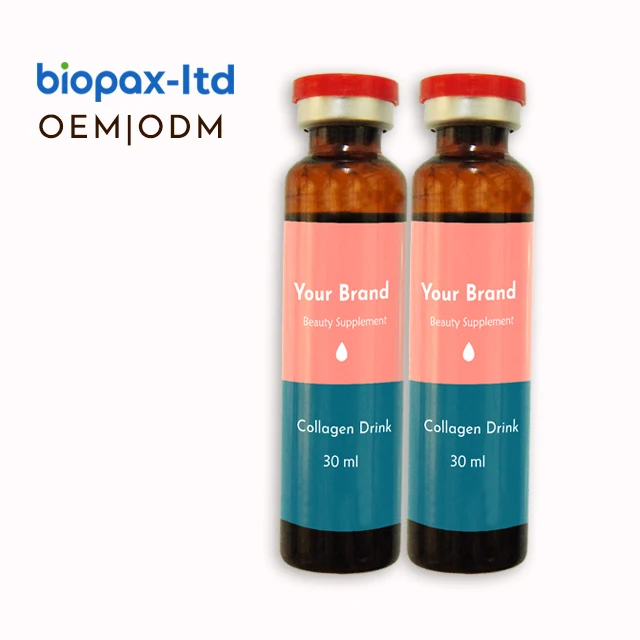
OEM liquid collagen drink with vitamin c placenta drink products 