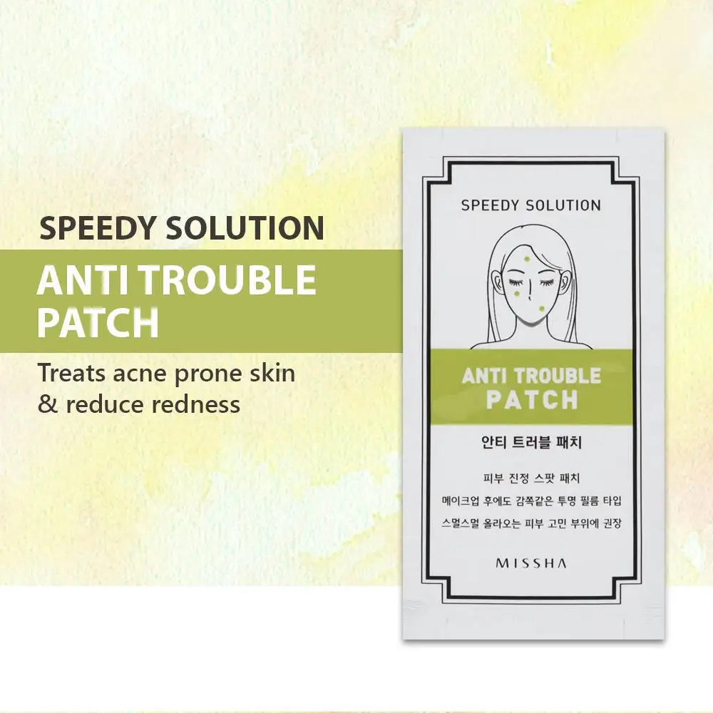 Skin care Make up Korean cosmetic [Missha] Speedy Solution Anti Trouble Patch Set (8EA)