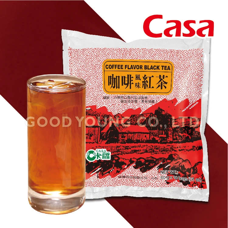 Taiwan Good Young Tea Wholesale Coffee Flavor Darjeeling Black Tea Bag