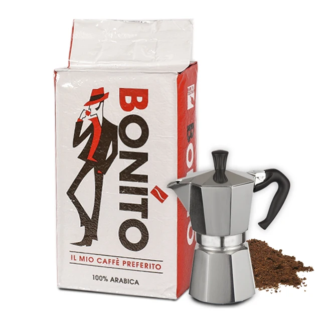 Caffe made in Italy ground coffee top quality for moka pot