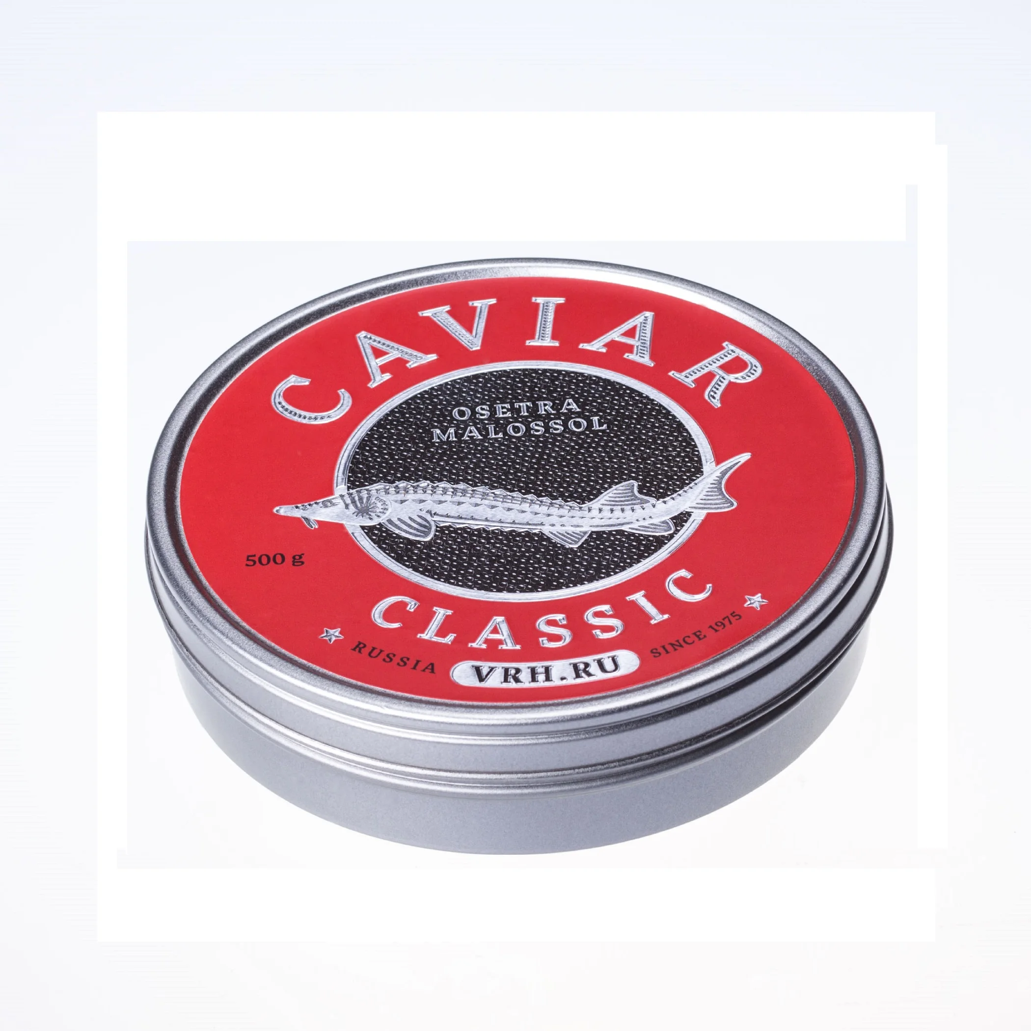 
Classic 30 gr Tin Jar Black Sturgeon Caviar Roe 