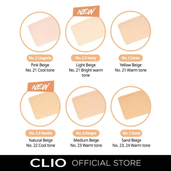 [CLIO] Kill cover glow foundation Korean cosmetics Korean products