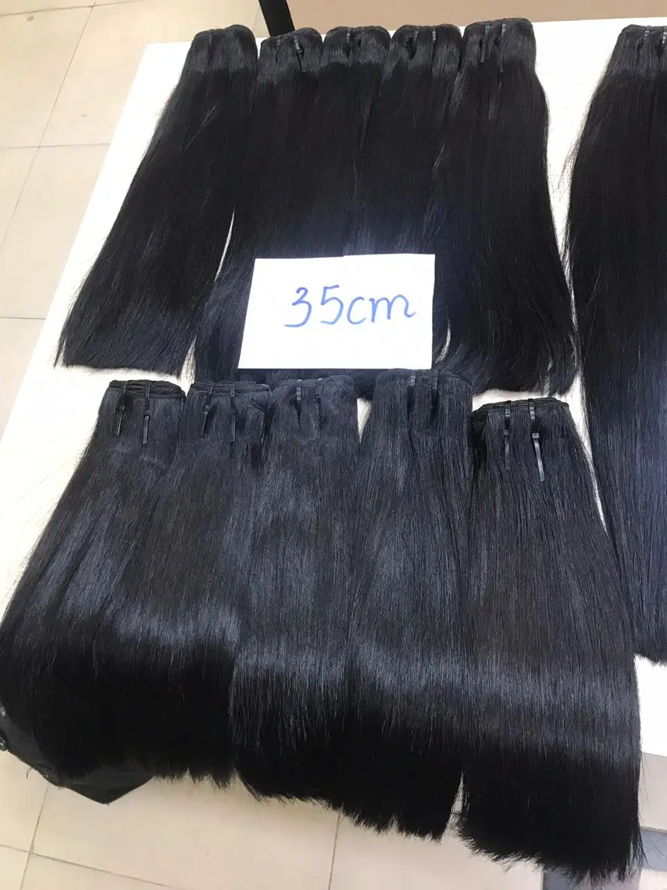 Bamboo hair Vietnam weft hair from 100% virgin Vietnam full color