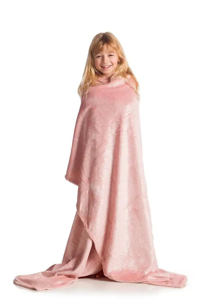
GLITTER PINK FLEECE BLANKET 